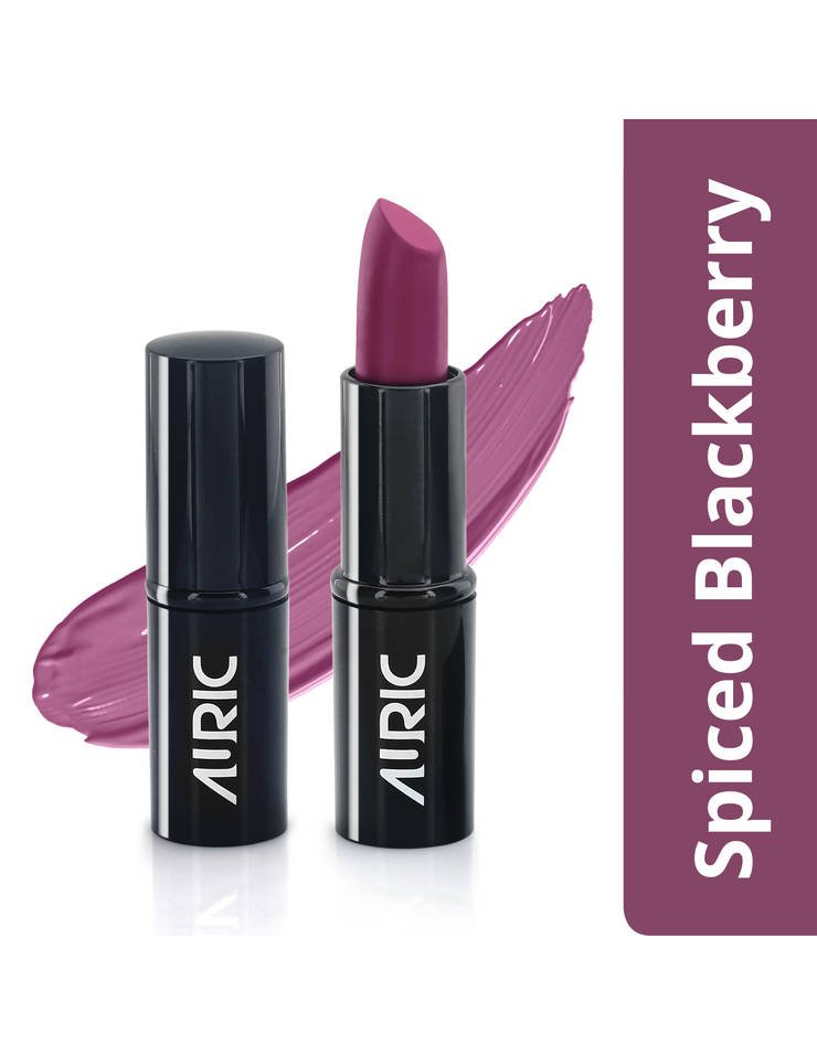 Auric MoistureLock Lipstick, Spiced Blackberry - 4 g