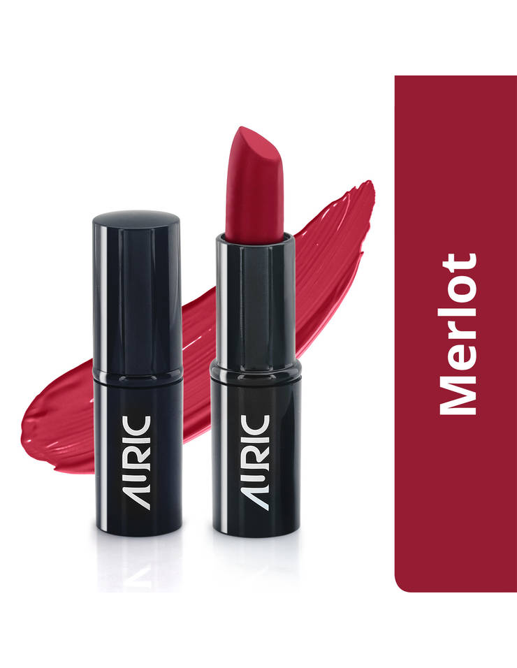 Auric MoistureLock Lipstick, Merlot - 4 g