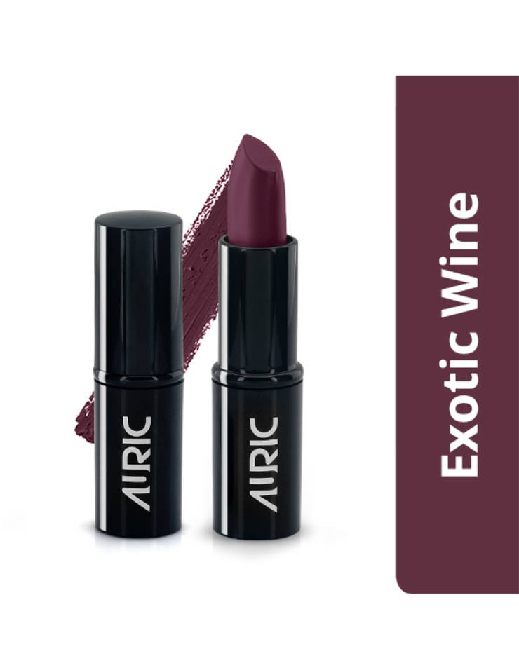 Auric MatteCreme Lipstick, Exotic Wine - 4 g